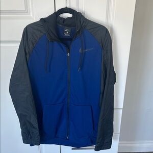 Nike Men's Windbreaker in Blue and Black